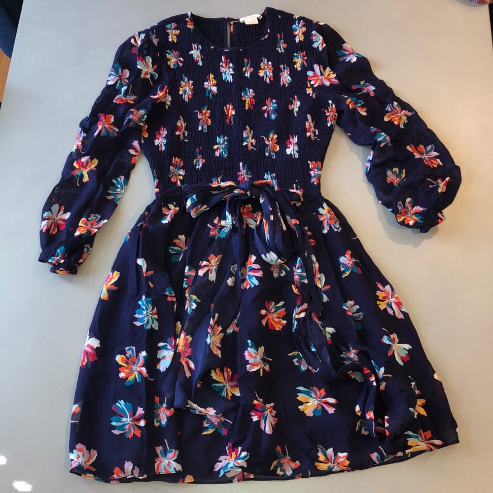 Long sleeve floral dress